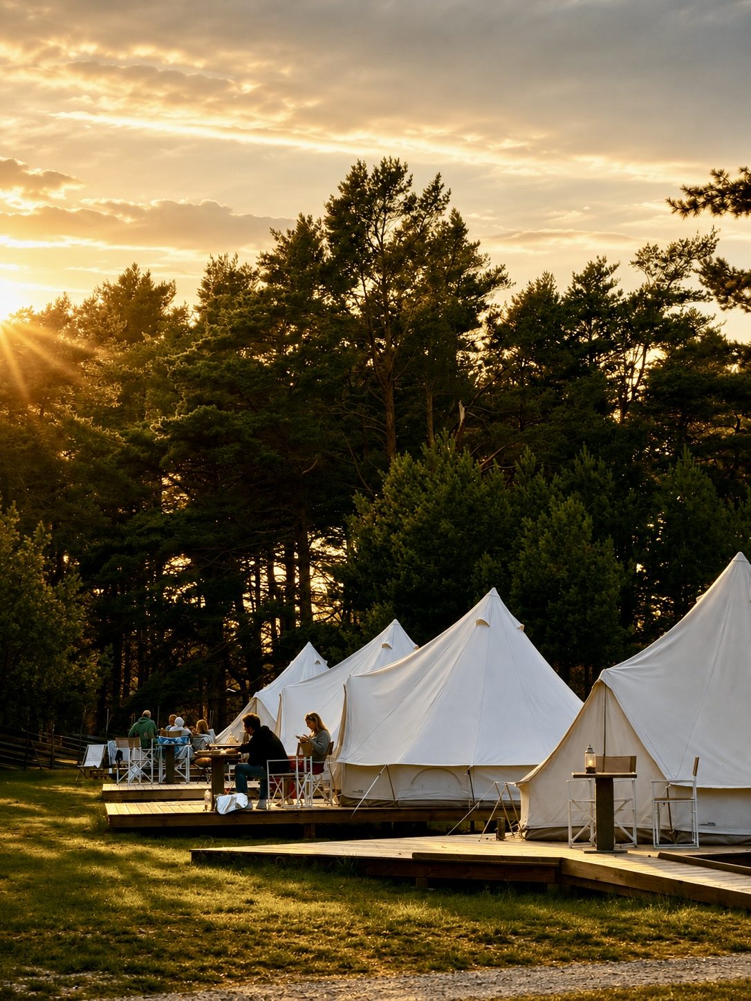 Glamping på Sandviken Strand